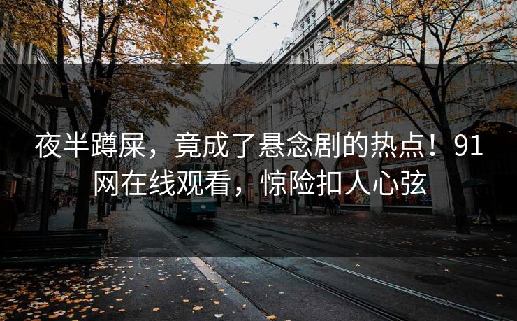 夜半蹲屎，竟成了悬念剧的热点！91网在线观看，惊险扣人心弦