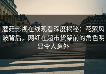 蘑菇影视在线观看深度揭秘：花絮风波背后，网红在超市货架前的角色明显令人意外
